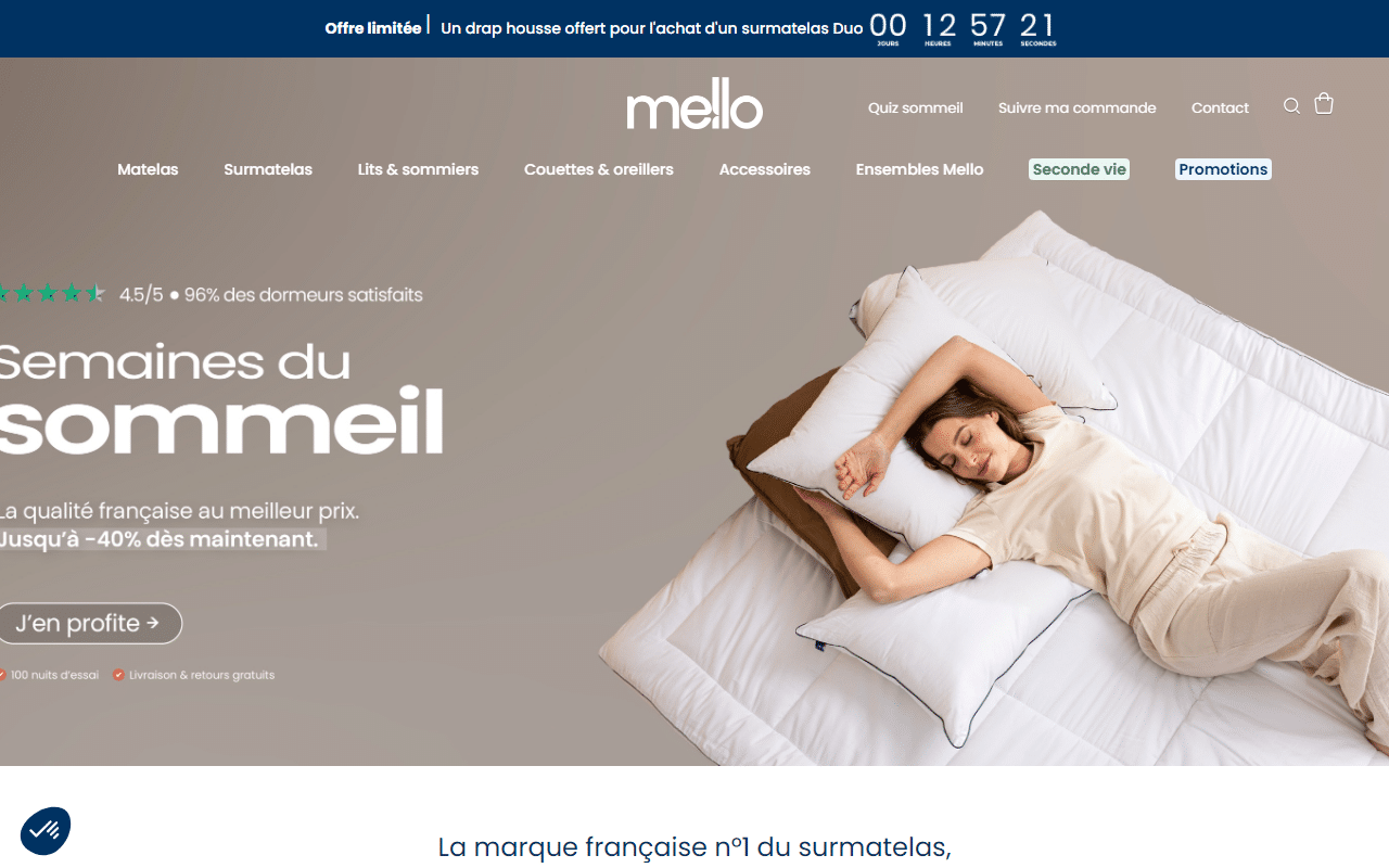 Site Mello Matelas